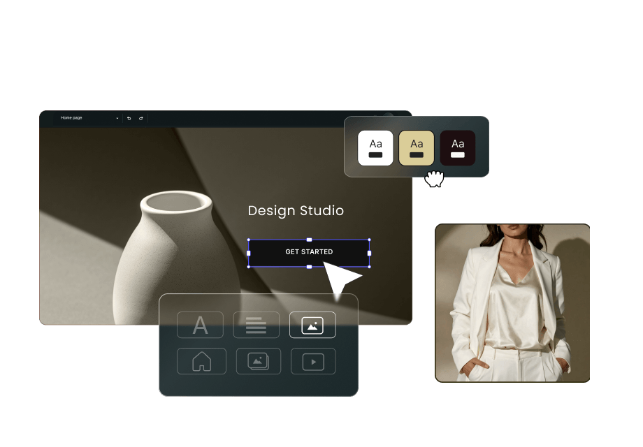 AI ecommerce platform for building and optimizing online stores with payments, product customization, and conversion-focused tools