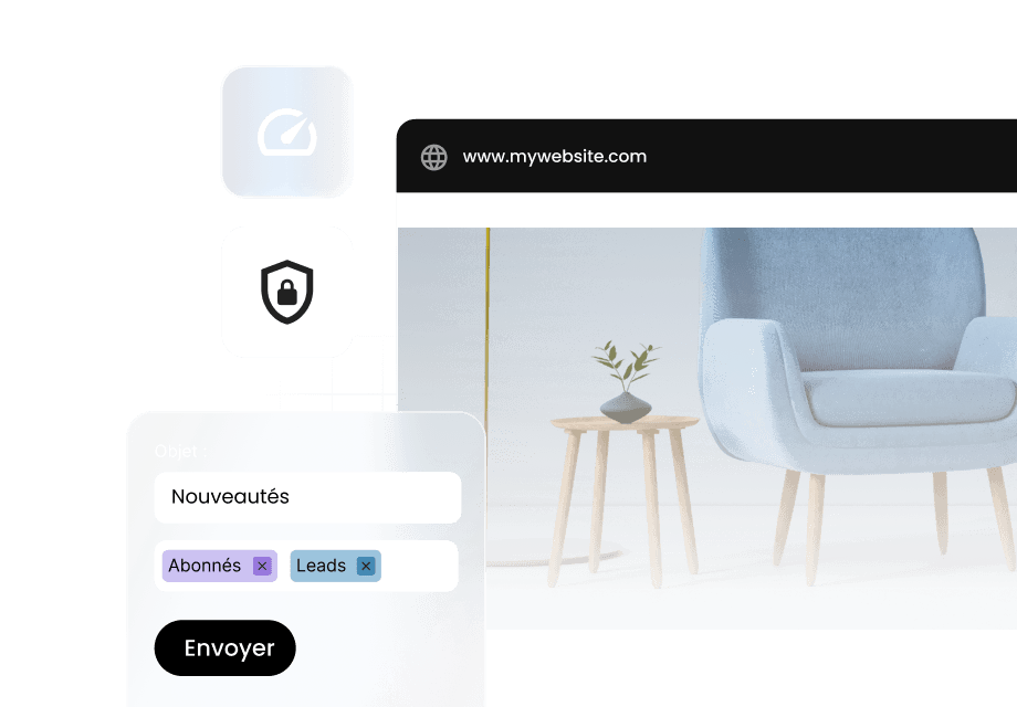 Plateforme d'hébergement web infogéré avec infrastructure Google Cloud, protection de sécurité et optimisation des performances pour des sites web rapides et fiables