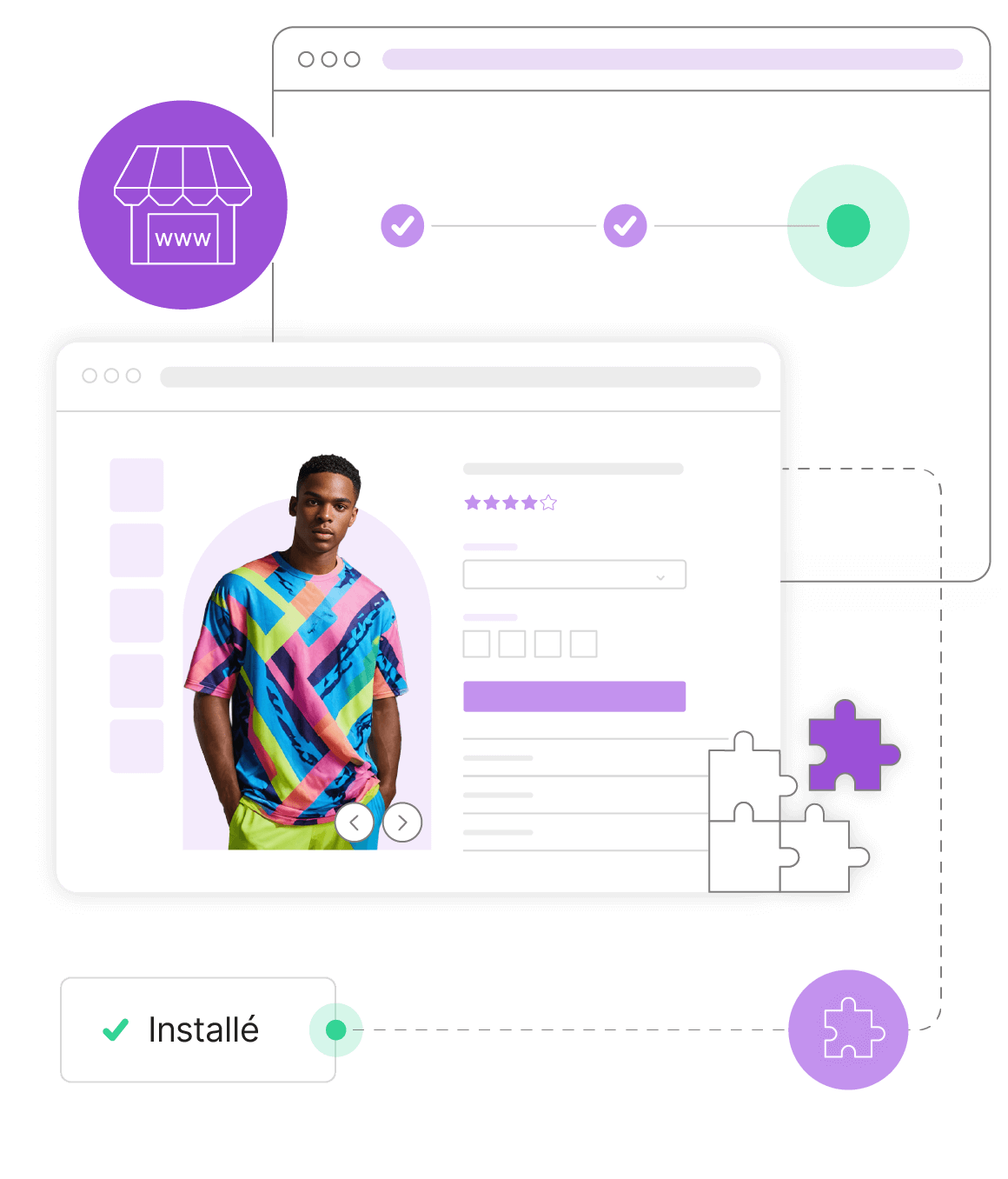 WooCommerce préinstallé
