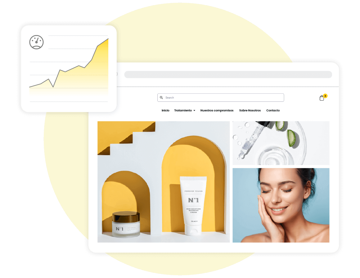 Sitios web más rápidos, más ventas