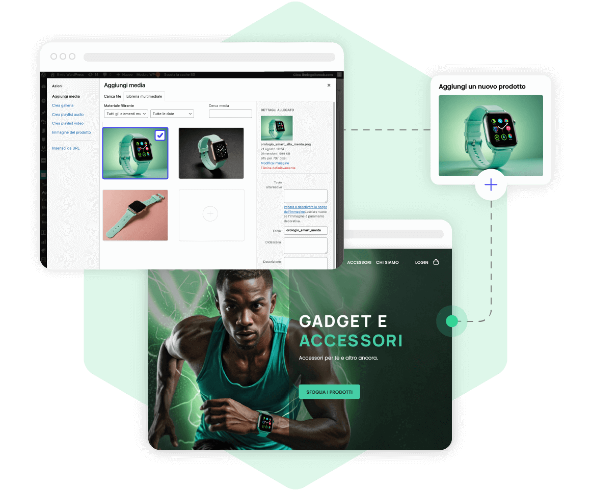 Gestione del sito più semplice