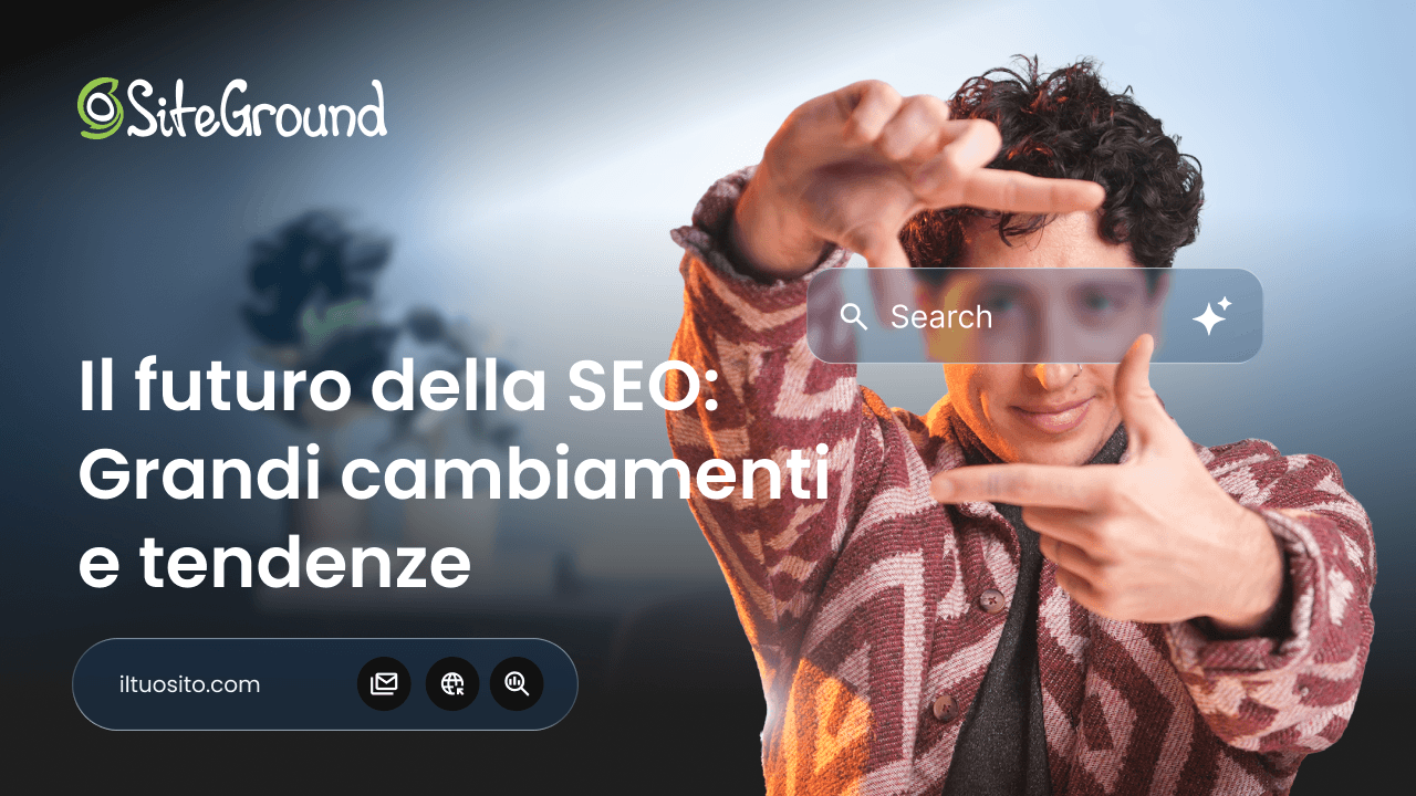 Miniatura del webinar sul futuro della SEO: cambiamenti e tendenze del 2026