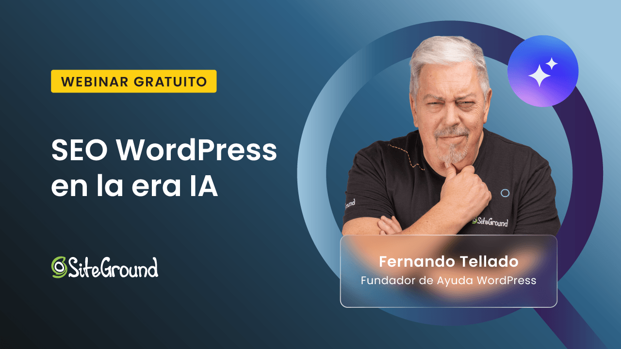 Miniatura del webinar sobre SEO para WordPress en la era de la IA