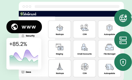 Hosten Sie Ihre Website auf einer sicheren, leistungsstarken Plattform, die für Unternehmenswachstum entwickelt wurde.