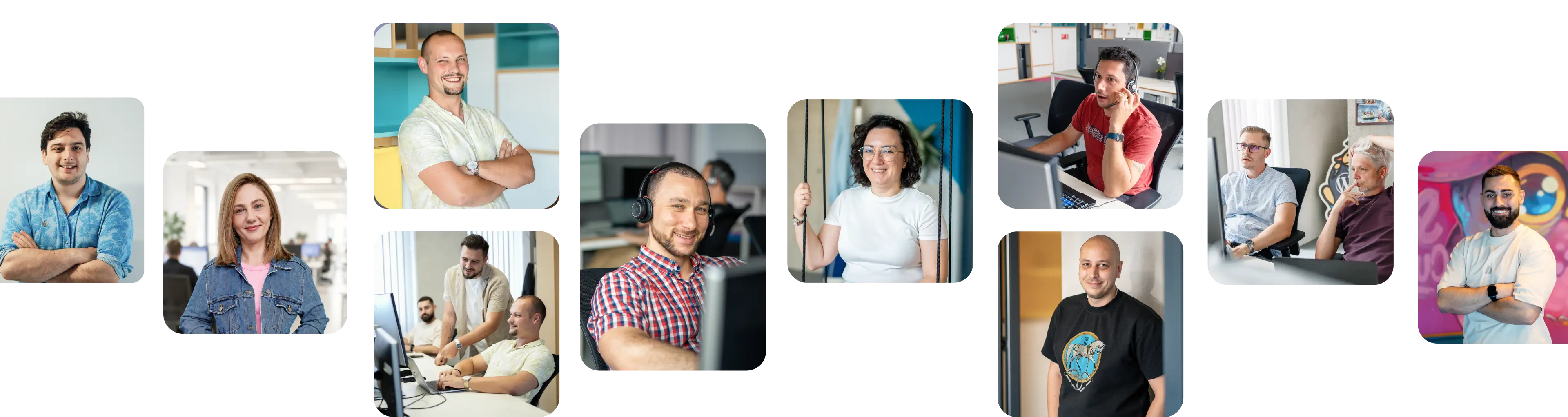 SiteGround support team collaborating at the office