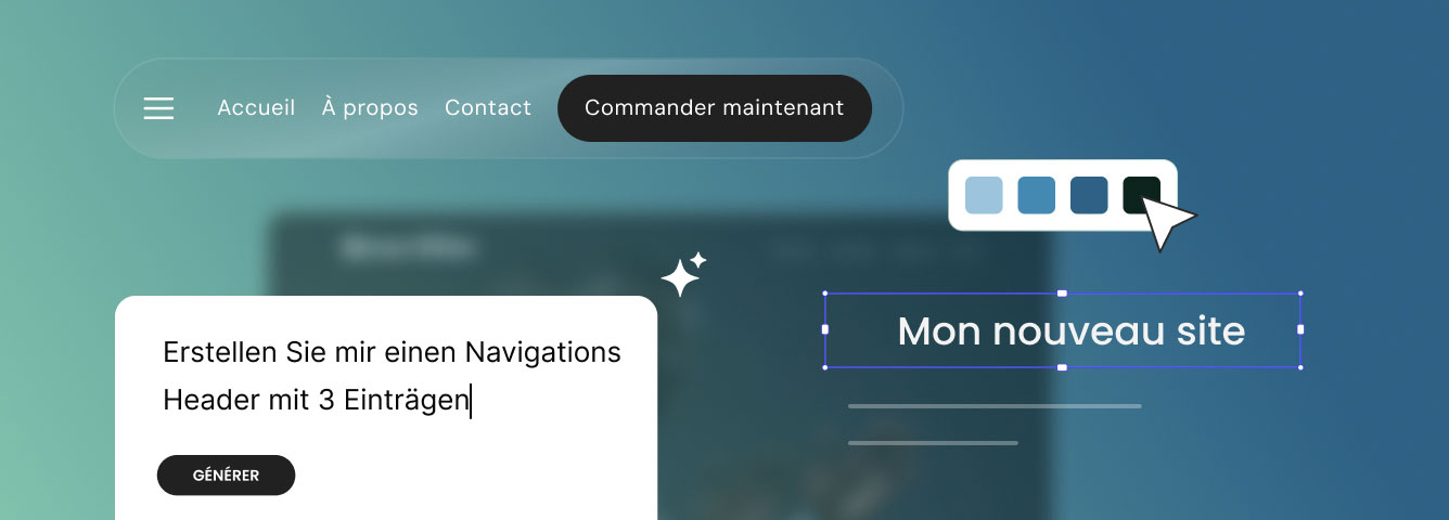 Agent IA pour WordPress, création de navigation de site et de menus par chat