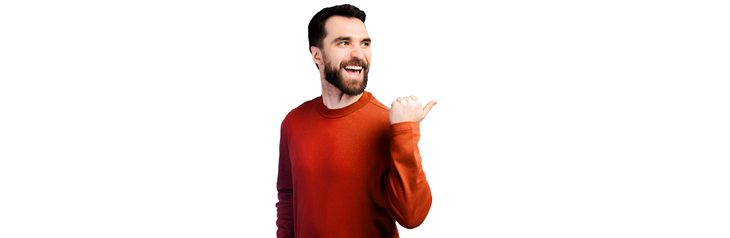 Un hombre entusiasta señala un caso de éxito que muestra un aumento del 51% en el tráfico orgánico después de optimizar páginas web para la búsqueda con IA.