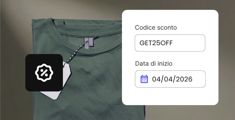 Gestisci sconti e promozioni con facilità