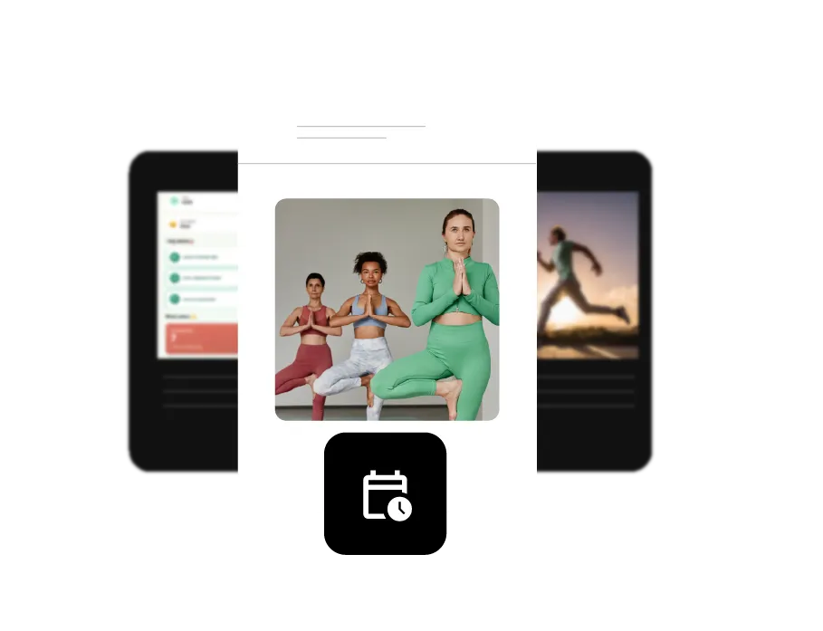 SiteGround email marketing automation builder scheduling targeted email journeys for a fitness and yoga business.