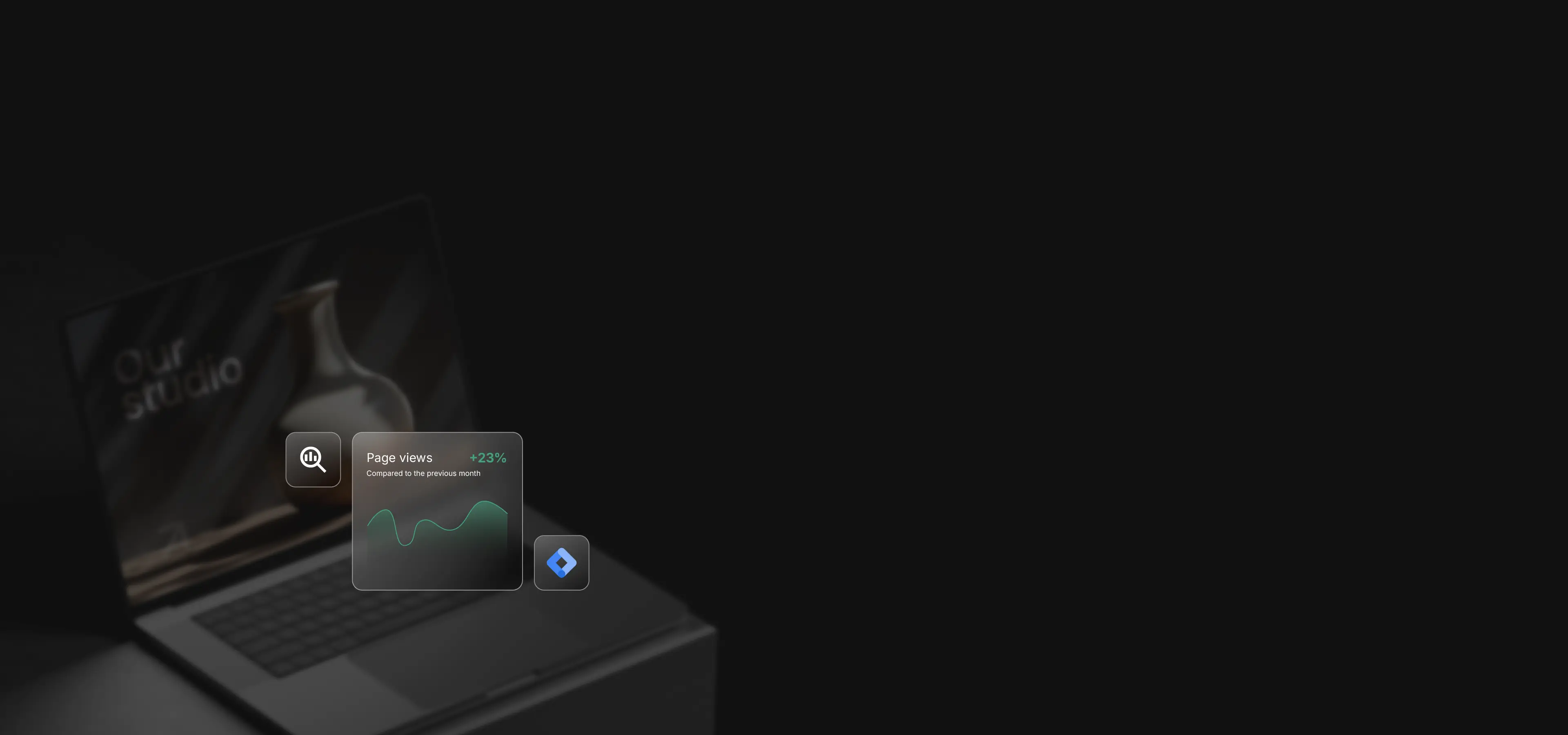 Boost visibility with built-in SEO, clear analytics, and simple tracking setup.