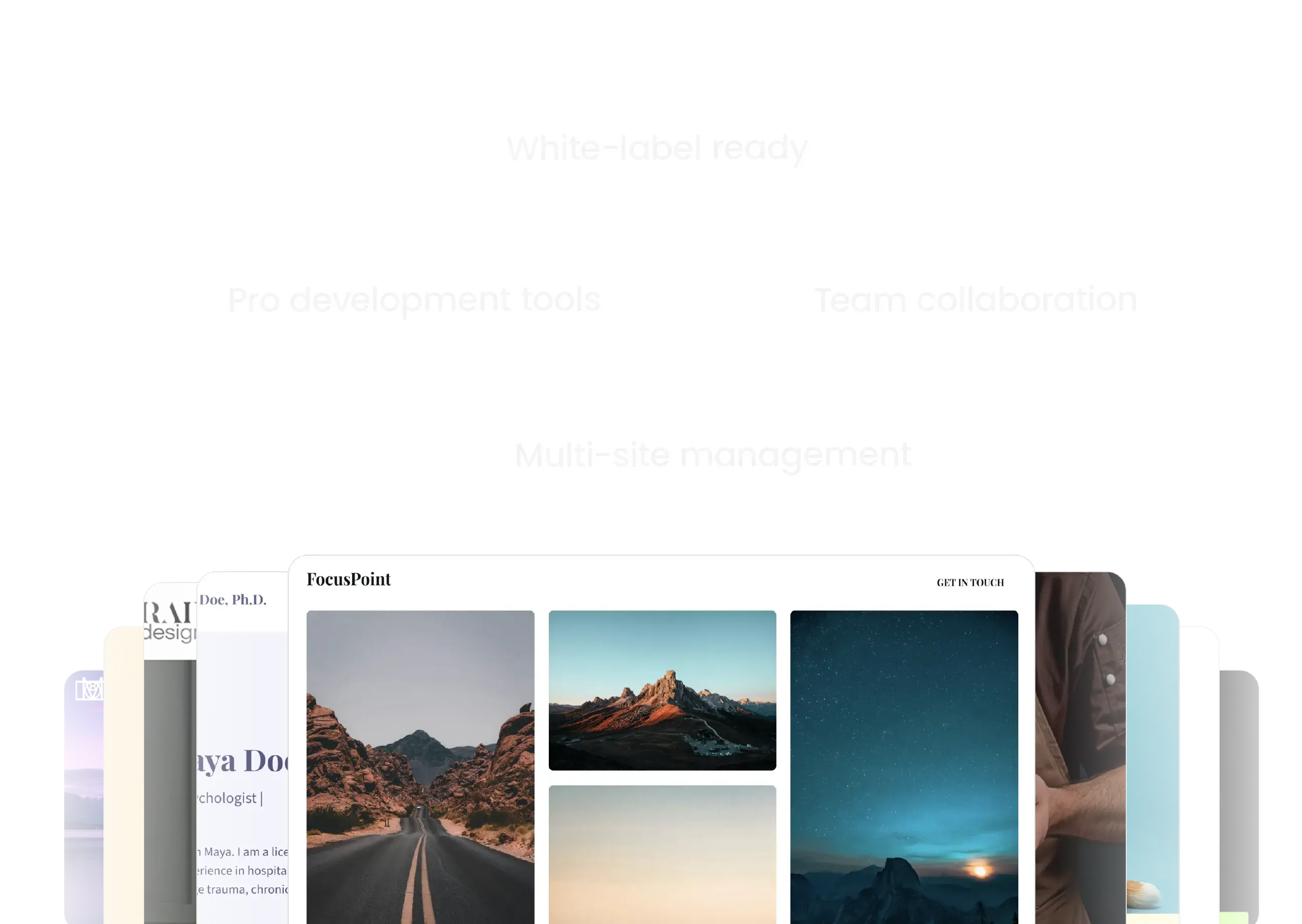 A premium selection of modern, high-quality website templates showcasing the creative potential of SiteGround.
