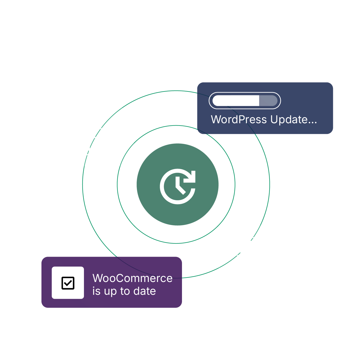 Automatic updates protect your site from the latest threats