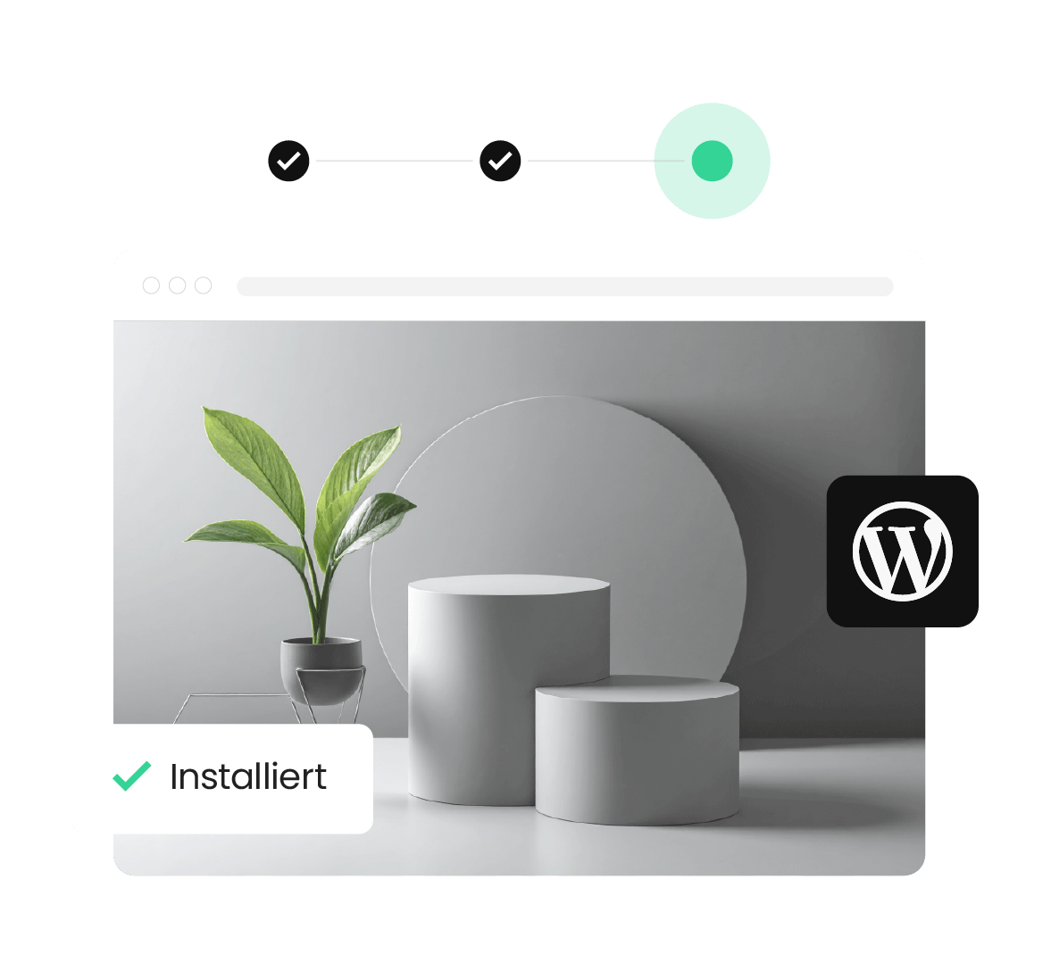 Ein Klick genügt, um Ihre WordPress-Seite zu starten oder zu verschieben, während wir uns um den Rest kümmern
