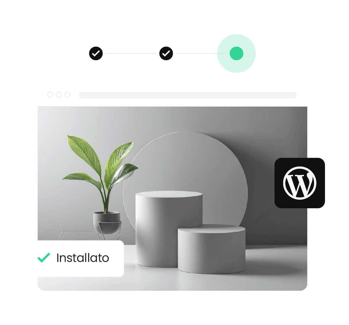 Un click è tutto ciò che serve per avviare o spostare il tuo sito WordPress mentre noi ci occupiamo del resto