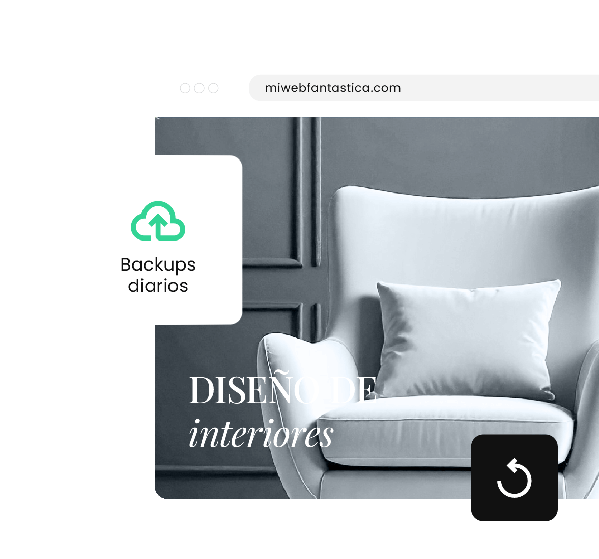 Protege tu sitio web con copias de seguridad diarias automatizadas, redundancia en múltiples ubicaciones y recuperación rápida cuando la necesites.