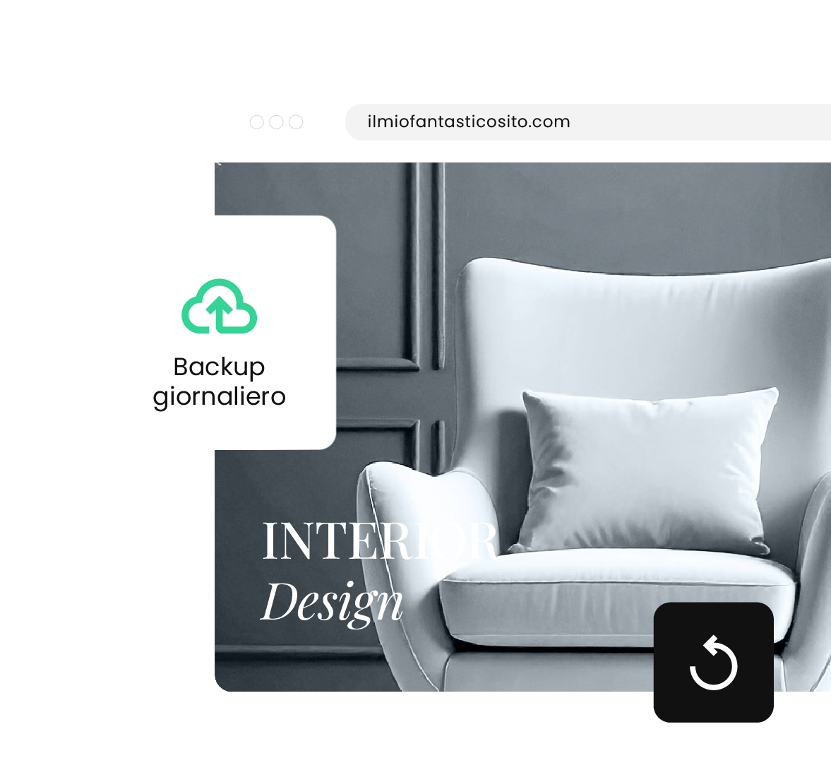 Salvaguarda il tuo sito web con backup automatici giornalieri, ridondanza multi-location e recupero rapido ogni volta che ne hai bisogno.