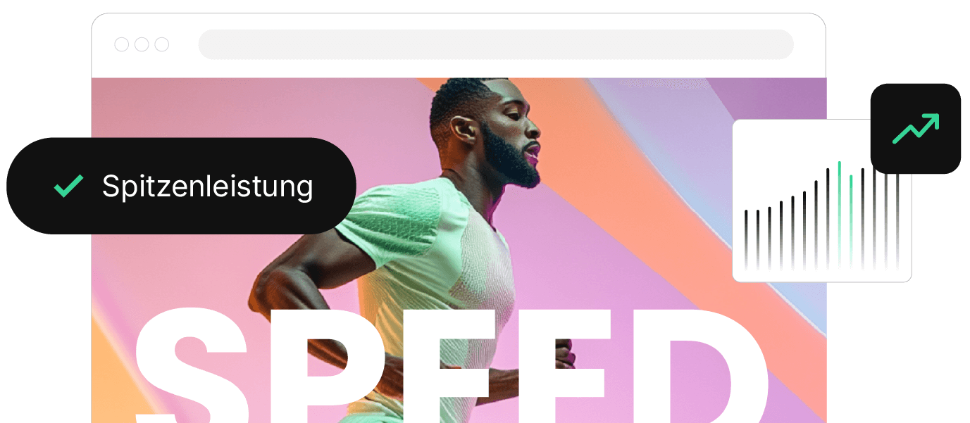 Geschwindigkeit, die jeden Besucher beeindruckt